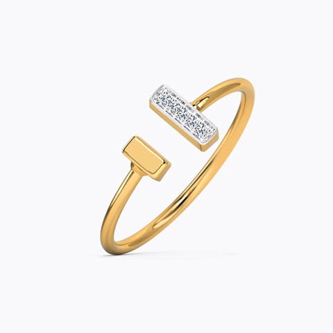 Dual Linear Diamond ring Dual Linear Diamond ring