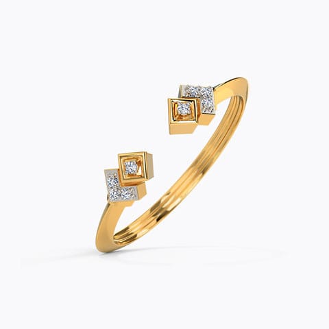 Four Square Diamond Ring Four Square Diamond Ring