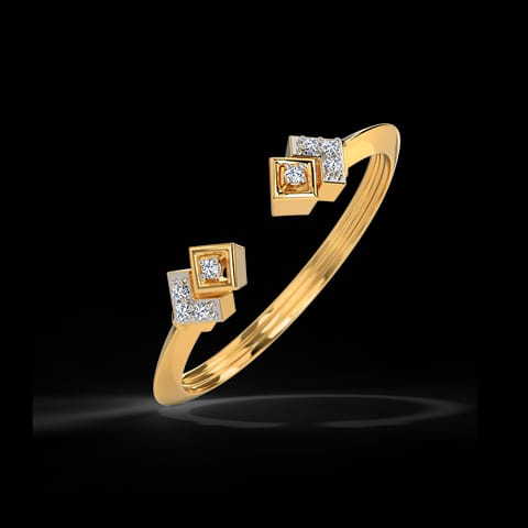 Four Square Diamond Ring Four Square Diamond Ring