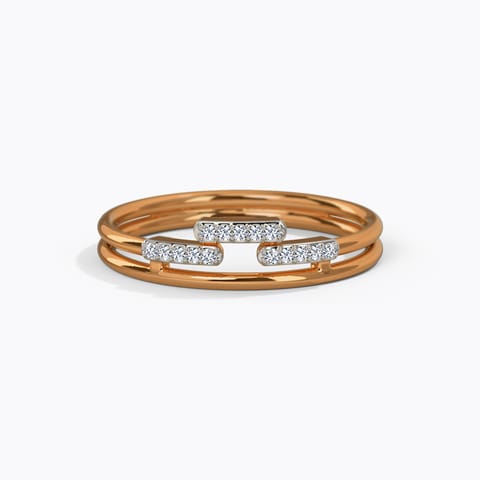 Gleaming Parallels Diamond Ring Gleaming Parallels Diamond Ring