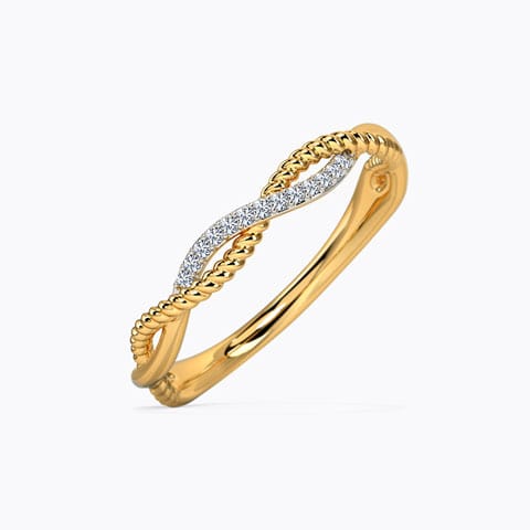 Twist & Turn Diamond Band
