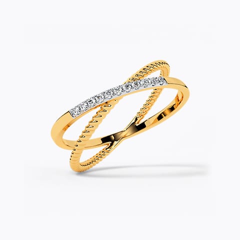 Criss Cross Diamond Ring Criss Cross Diamond Ring