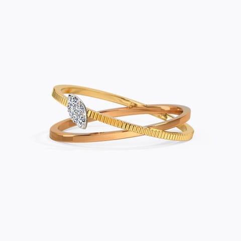 Fancy Crossover Diamond Ring Fancy Crossover Diamond Ring