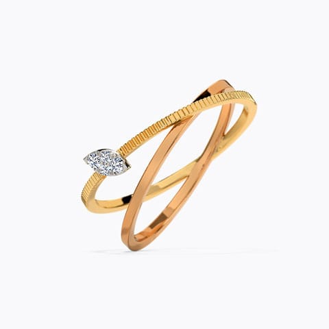 Fancy Crossover Diamond Ring Fancy Crossover Diamond Ring