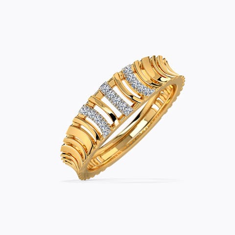 Solid Strokes Diamond Band Solid Strokes Diamond Band