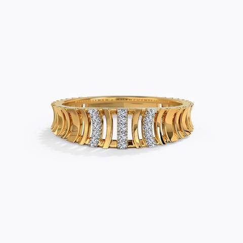 Solid Strokes Diamond Band Solid Strokes Diamond Band