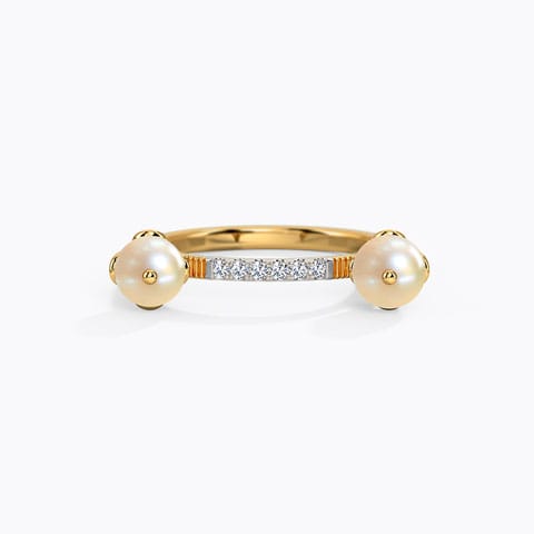 Ornate Bloom Pearl Ring Ornate Bloom Pearl Ring