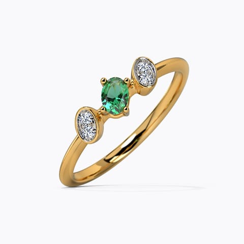 Twinkling Triple Gemstone Ring Twinkling Triple Gemstone Ring