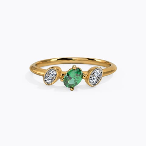 Twinkling Triple Gemstone Ring Twinkling Triple Gemstone Ring