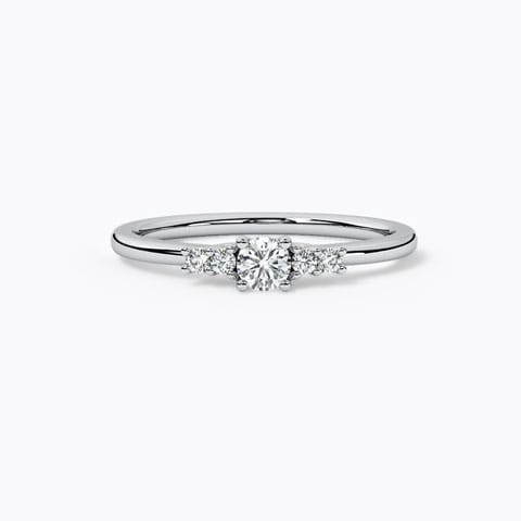 Kaina Platinum Solitaire Ring