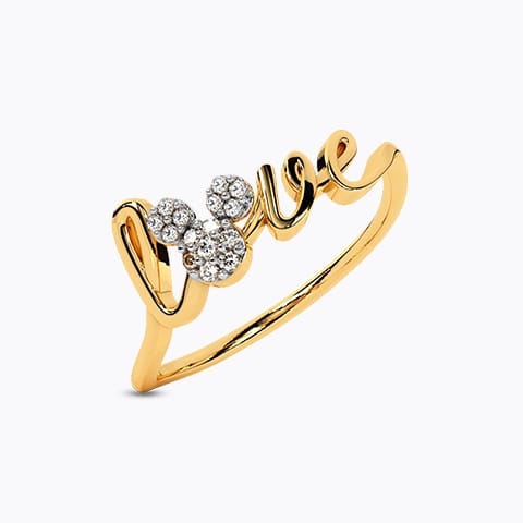 Mickey Mouse Love Diamond Ring Mickey Mouse Love Diamond Ring