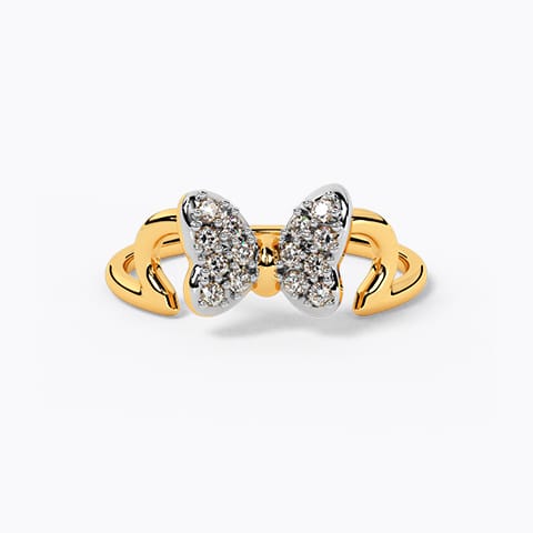 Mickey Mouse Diamond Bow Ring Mickey Mouse Diamond Bow Ring