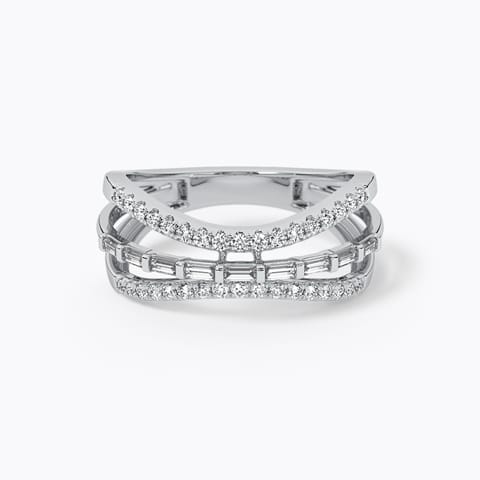 Triple Wave Diamond Ring Triple Wave Diamond Ring