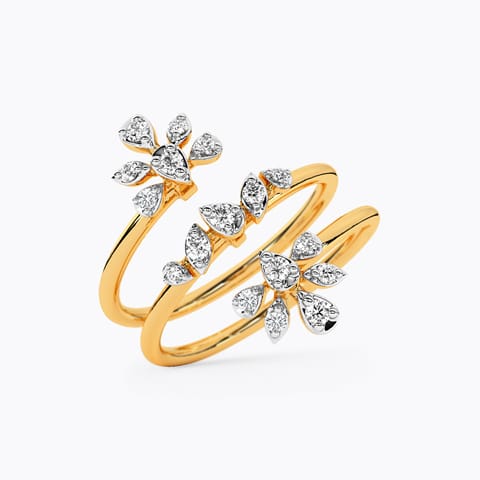 Rosina Spiral Diamond Ring