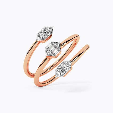 Cenora Spiral Diamond Ring Cenora Spiral Diamond Ring