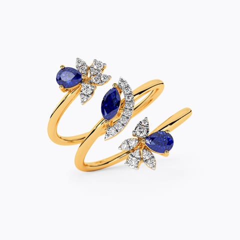 Lenova Spiral Diamond Ring