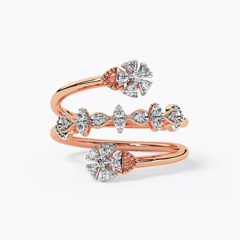 Helina Spiral Diamond Ring Helina Spiral Diamond Ring