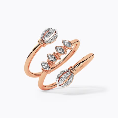 Dinora Spiral Diamond Ring
