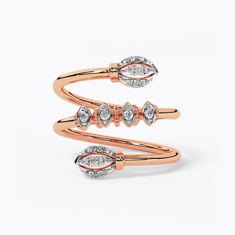 Dinora Spiral Diamond Ring Dinora Spiral Diamond Ring