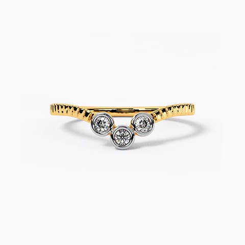 Cyclonic Circle Diamond Ring Cyclonic Circle Diamond Ring