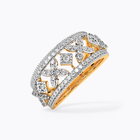 Glinting Cross Diamond Band Glinting Cross Diamond Band