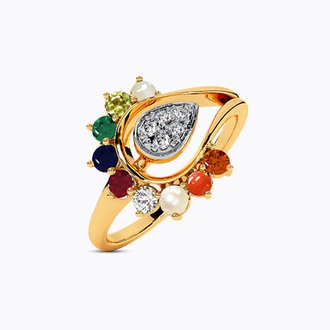 Spectrum Sparkle Navratna Ring Spectrum Sparkle Navratna Ring