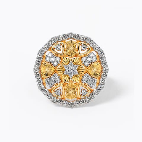 Party Pulse Diamond Ring