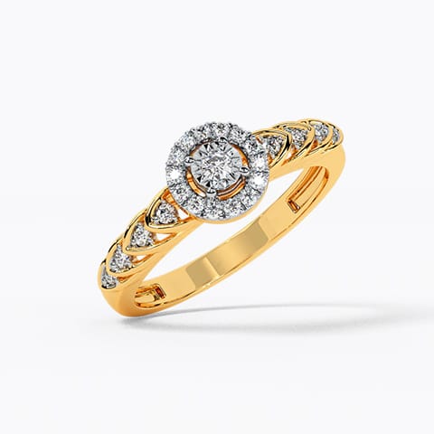 Petal Step Diamond Ring Petal Step Diamond Ring