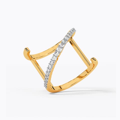 Wave Diamond Ring Wave Diamond Ring