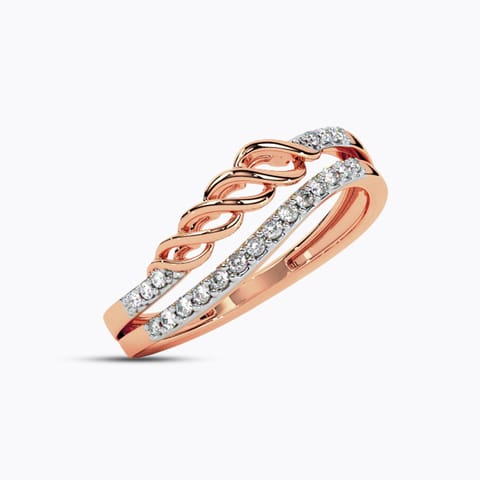 Adrena Twist Diamond Ring