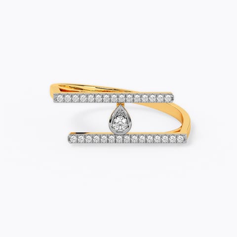 Linear Shine Diamond Ring