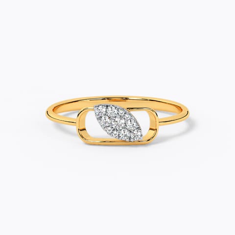 Twinkling Quad Diamond Ring