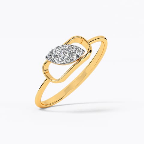 Twinkling Quad Diamond Ring
