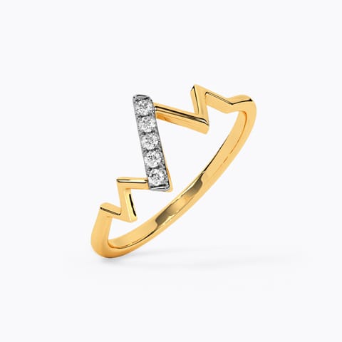 Zig Zag Diamond Ring Zig Zag Diamond Ring