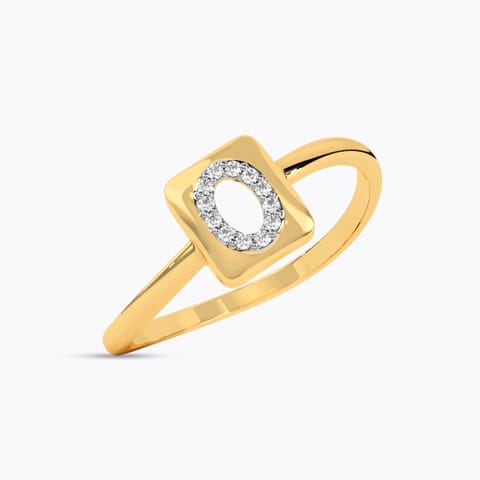 Cutout Square Diamond Ring Cutout Square Diamond Ring