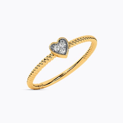 Swirl Heart Diamond Ring Swirl Heart Diamond Ring