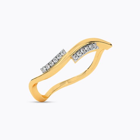 Whirl Line Diamond Ring Whirl Line Diamond Ring