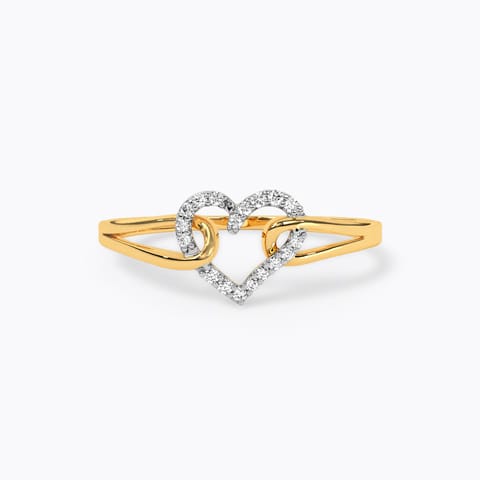 Intangle Heart Diamond Ring