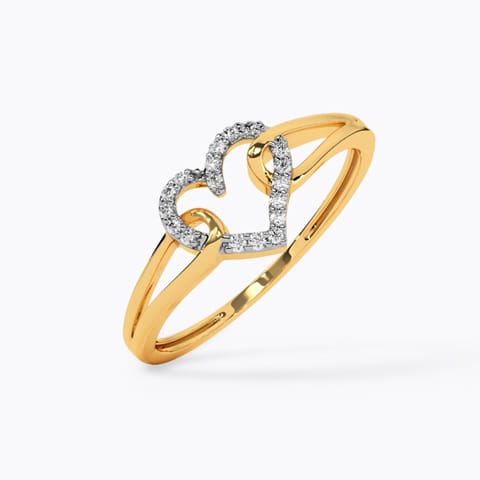 Intangle Heart Diamond Ring