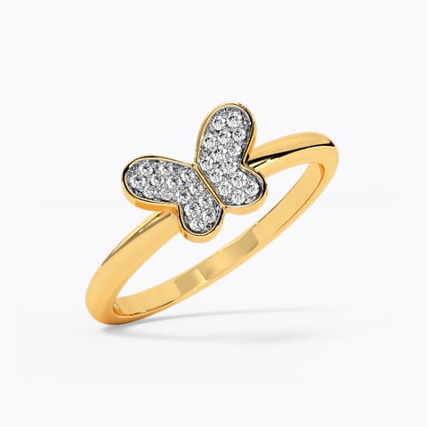 Glowy Butterfly Diamond Ring Glowy Butterfly Diamond Ring