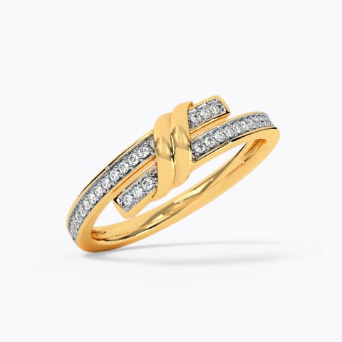 Joining Rays Diamond Ring