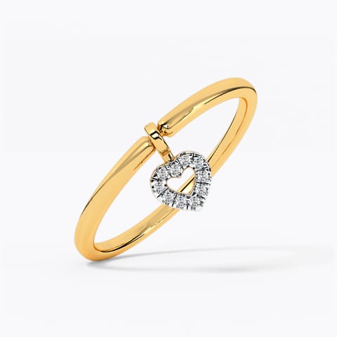 Hanging Hearts Diamond Ring Hanging Hearts Diamond Ring