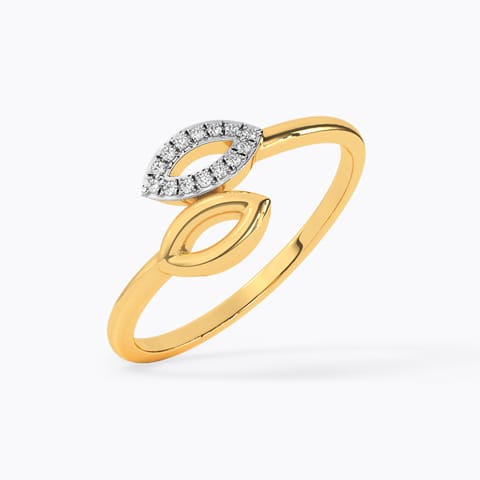 Dual Petals Diamond Ring Dual Petals Diamond Ring