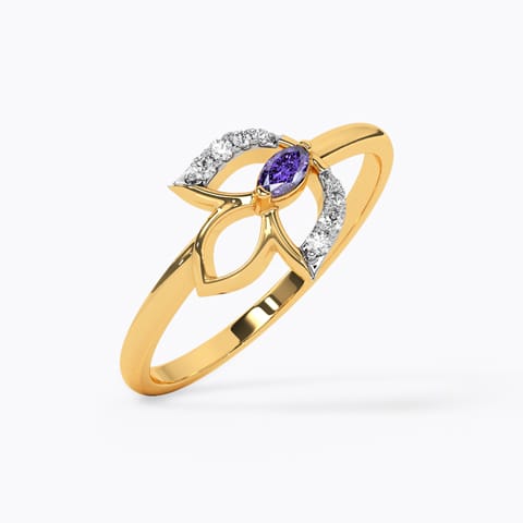 Trial Leaves Gemstone Ring Trial Leaves Gemstone Ring