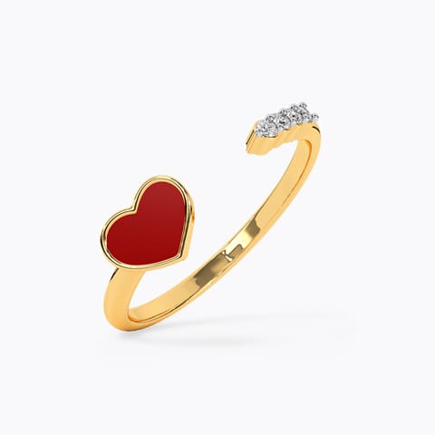 Heart Hugs Diamond Ring Heart Hugs Diamond Ring