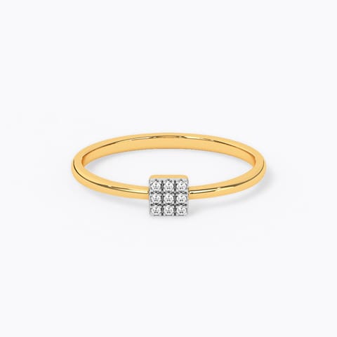 Quad Cluster Diamond Ring