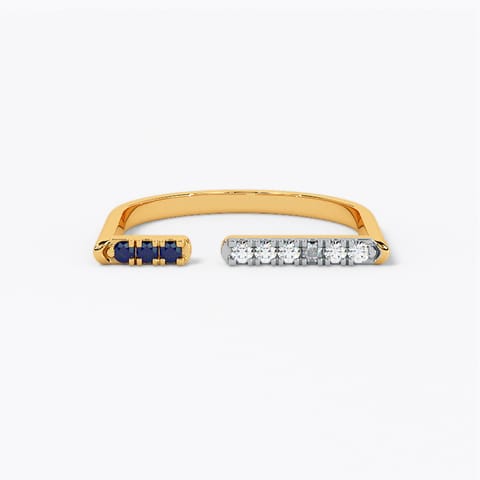 Linear Clair Gemstone Band