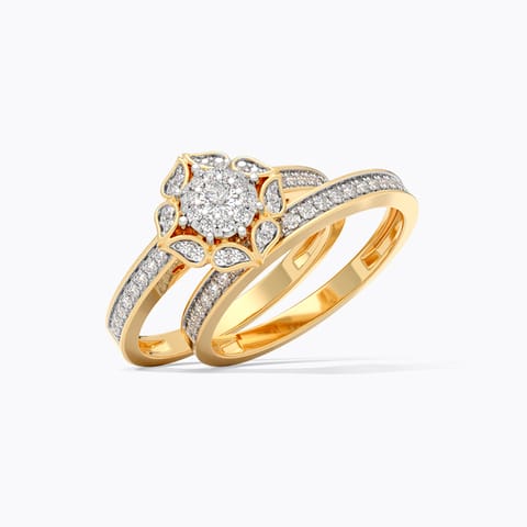 Floret Diamond Bridal Set Ring Floret Diamond Bridal Set Ring