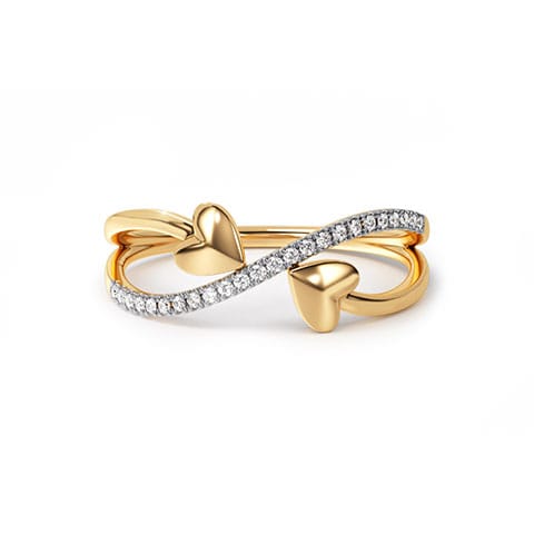 Crossheart Diamond Ring Crossheart Diamond Ring