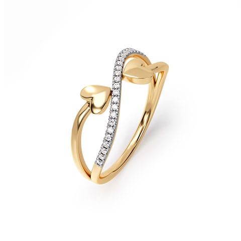 Crossheart Diamond Ring Crossheart Diamond Ring